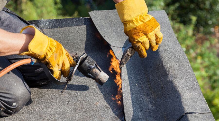 Professional gutter cleaning in Camden, MI